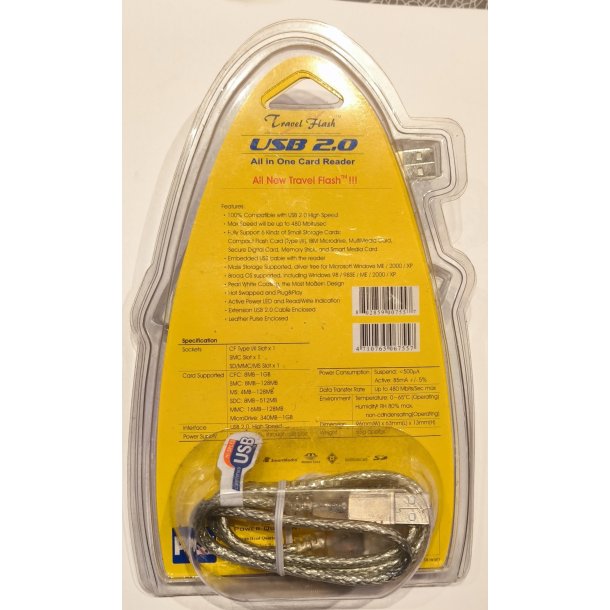 PQI USB HUB Card Reader kortlser