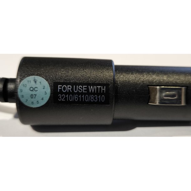 Nokia Mobil oplader 12 volt stort stik eks 3310