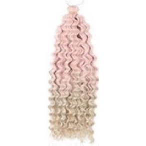 Mermaid waving crochet #Pink/18-2