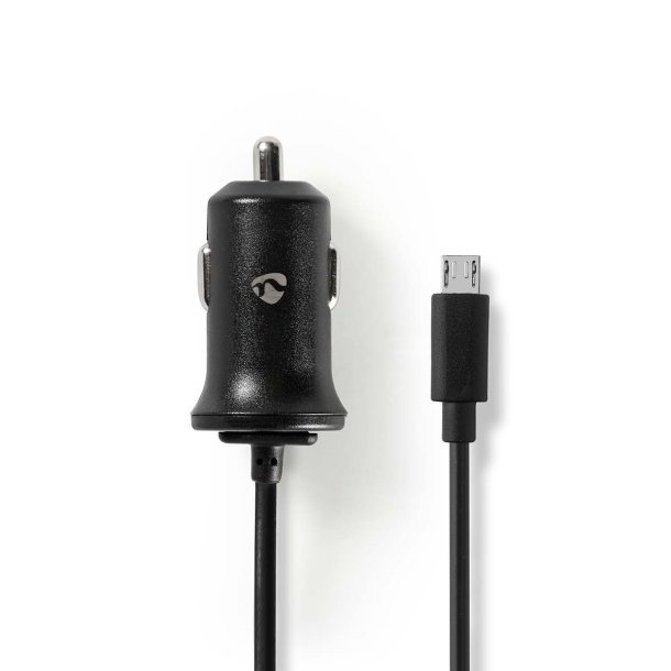 Biloplader 1x 2,4A Micro USB